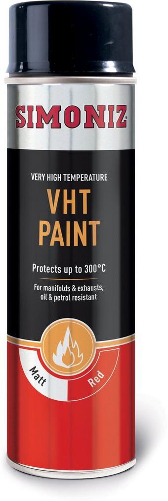 Simoniz Red Very High Temperature Paint 500ml