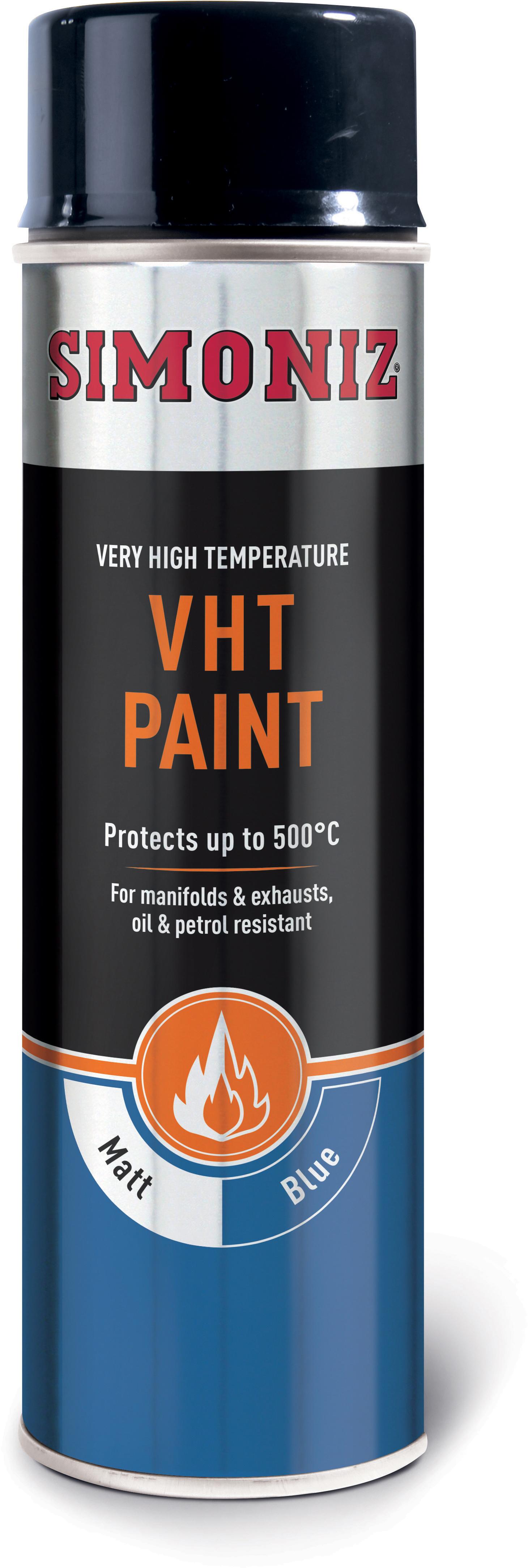 Simoniz Blue Very High Temperature Paint 500ml