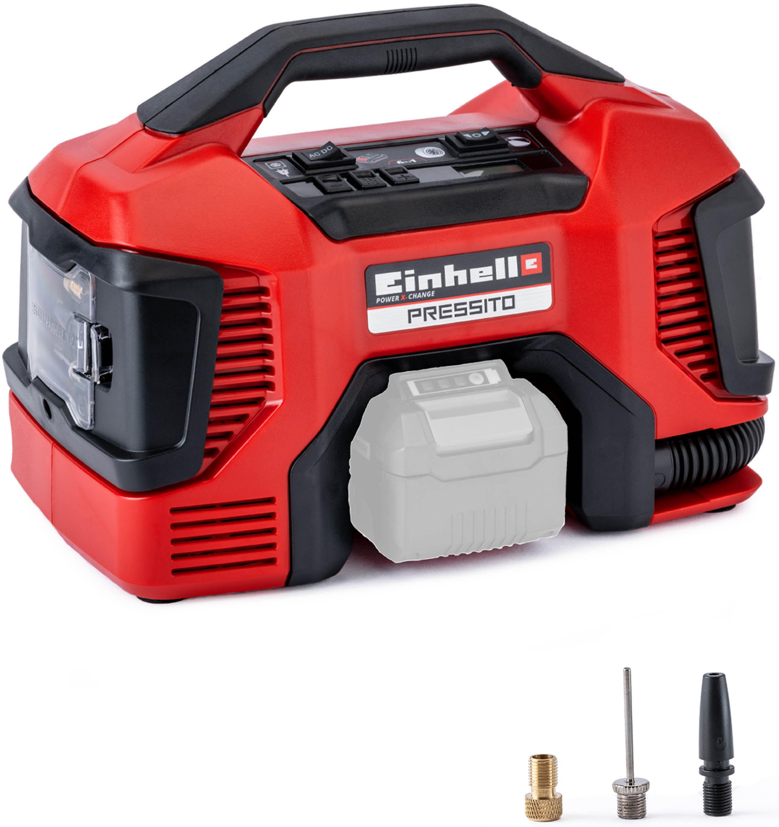 Halfords Einhell PXC 18V Hybrid Compressor (mains & battery powered), Body Only | Pricematch, Extra 8% off for BC Members, Free Bike Health Check, Cycle2Work Scheme & 0% APR Finance.