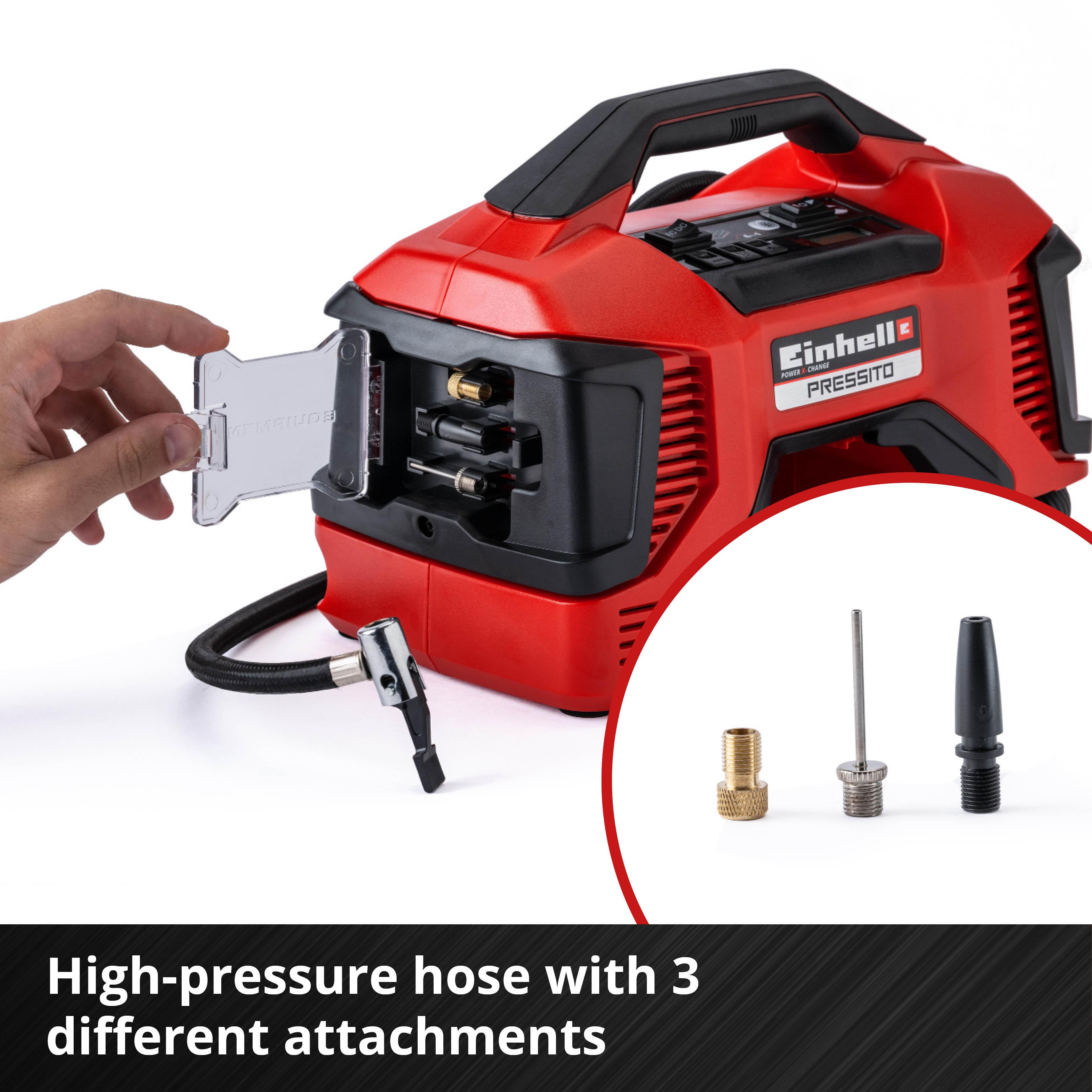 Einhell PXC 18V Hybrid Compressor (mains & battery powered), Body Only  