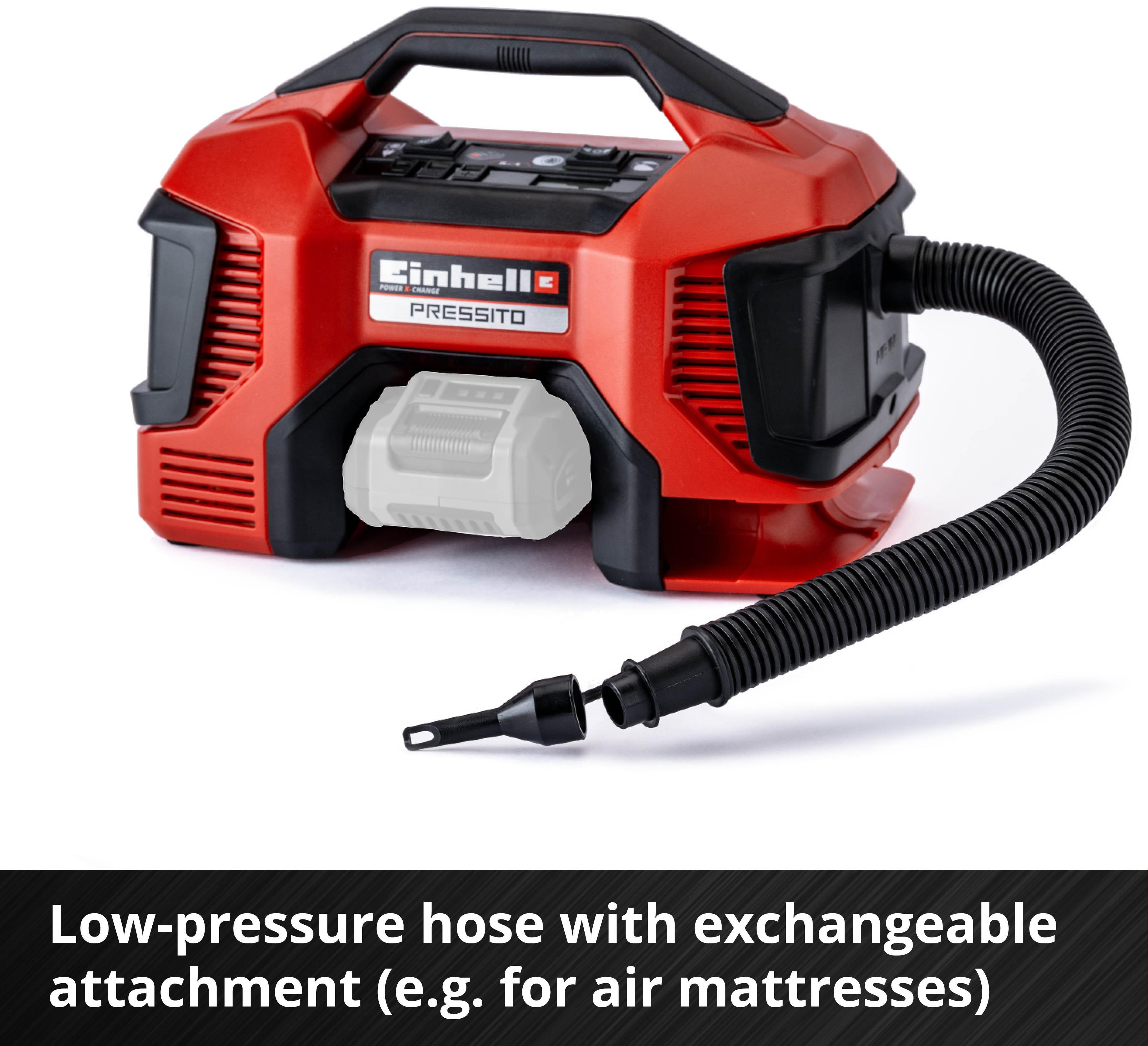 Einhell PXC 18V Hybrid Compressor (mains & battery powered), Body Only  