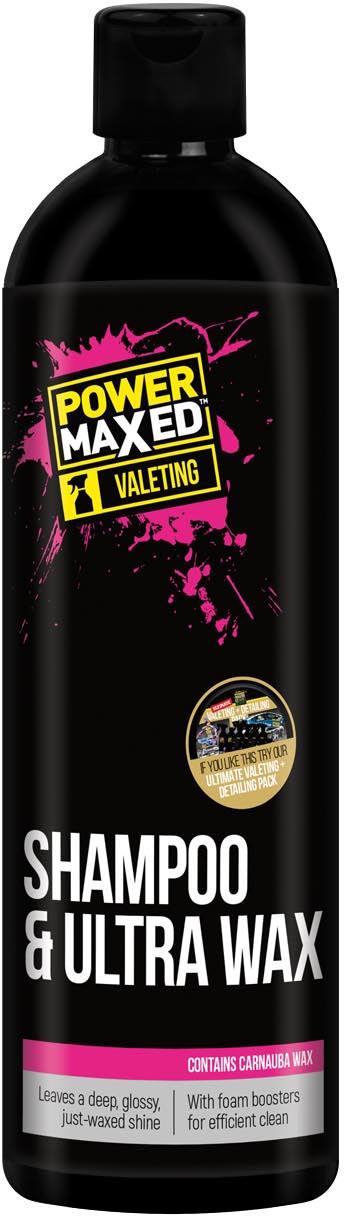 Power Maxed Shampoo & Ultra Wax 500ml