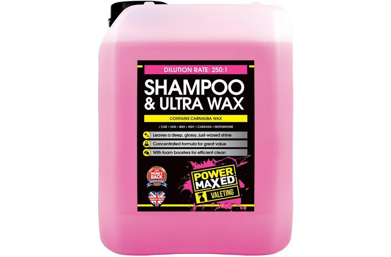 Power Maxed Shampoo & Wax 5L Power Maxed Shampoo & Wax 5L