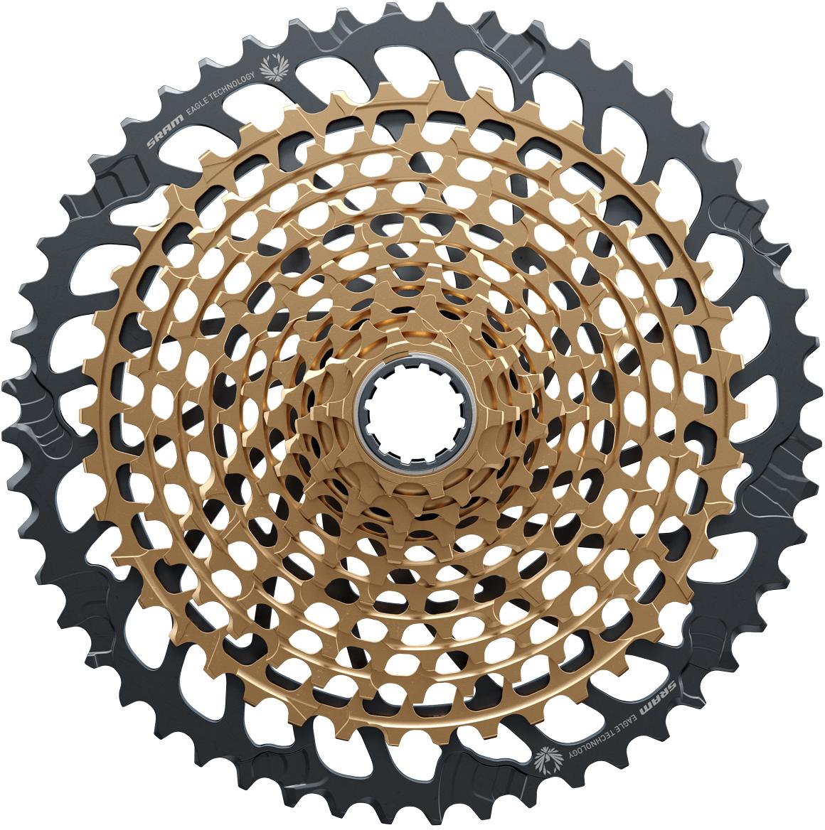 Halfords Sram SRAM Eagle XG-1299 12 Speed Cassette 10-52T, Gold | Pricematch, Extra 8% off for BC Members, Free Bike Health Check, Cycle2Work Scheme & 0% APR Finance.