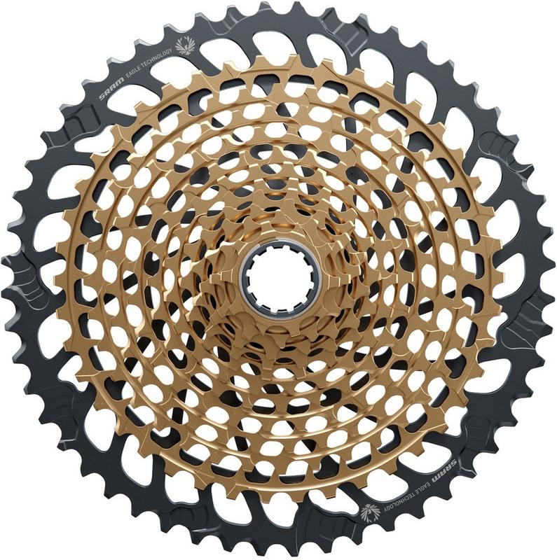 Halfords Sram Eagle Xg-1299 12 Speed Cassette 10-52T, Gold | Extra 8% off for BC Members