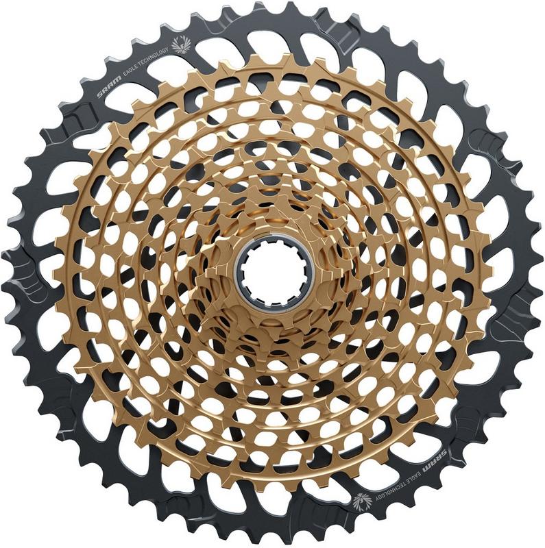 Halfords SRAM Sram Eagle Xg-1299 12 Speed Cassette 10-52T, Gold | Extra 8% off for BC Members