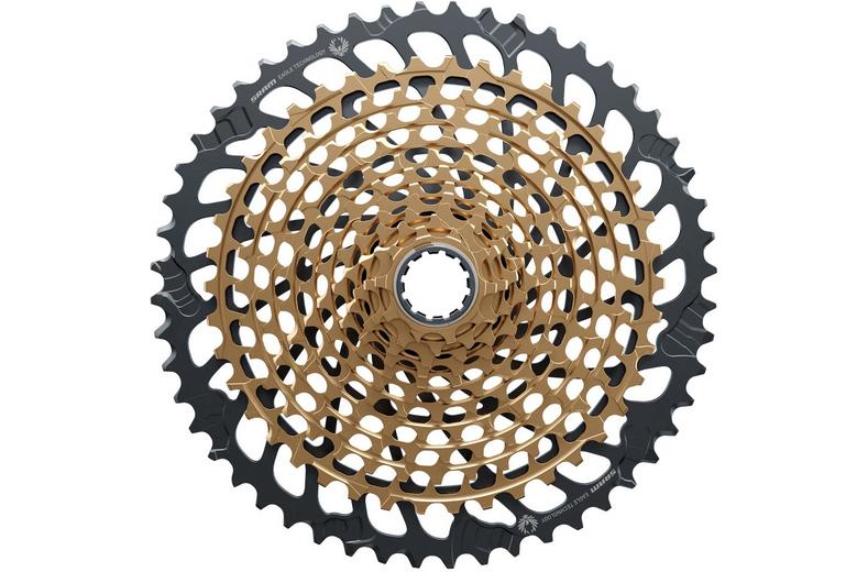 SRAM Eagle XG-1299 12 Speed Cassette 10-52T, Gold SRAM Eagle XG-1299 12 Speed Cassette 10-52T, Gold