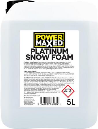 Power Maxed Platinum Snow Foam 5L