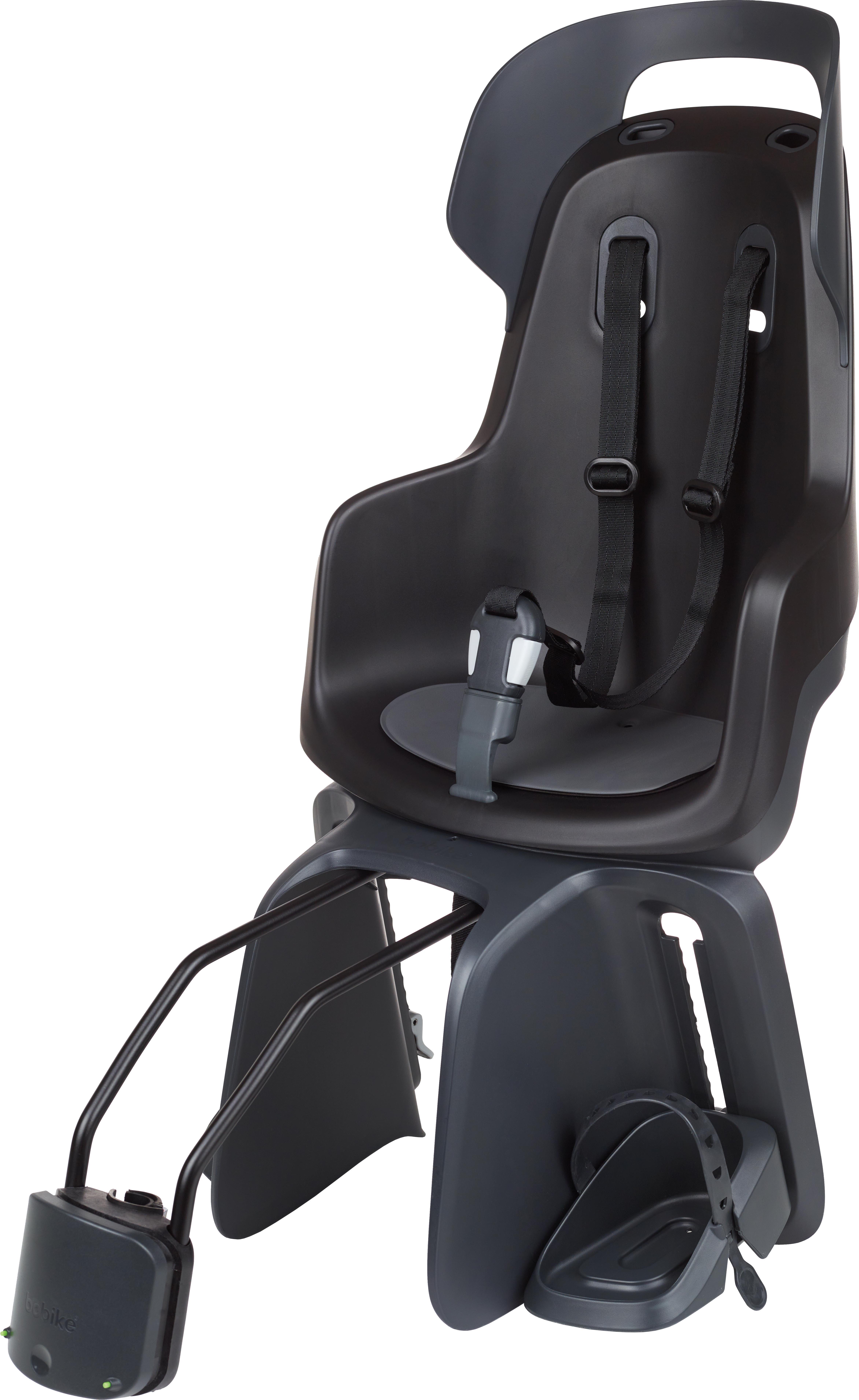 Halfords Bobike GO Rear Reclinable Bike Seat For Frame - Black | Extra 8% off for BC Members