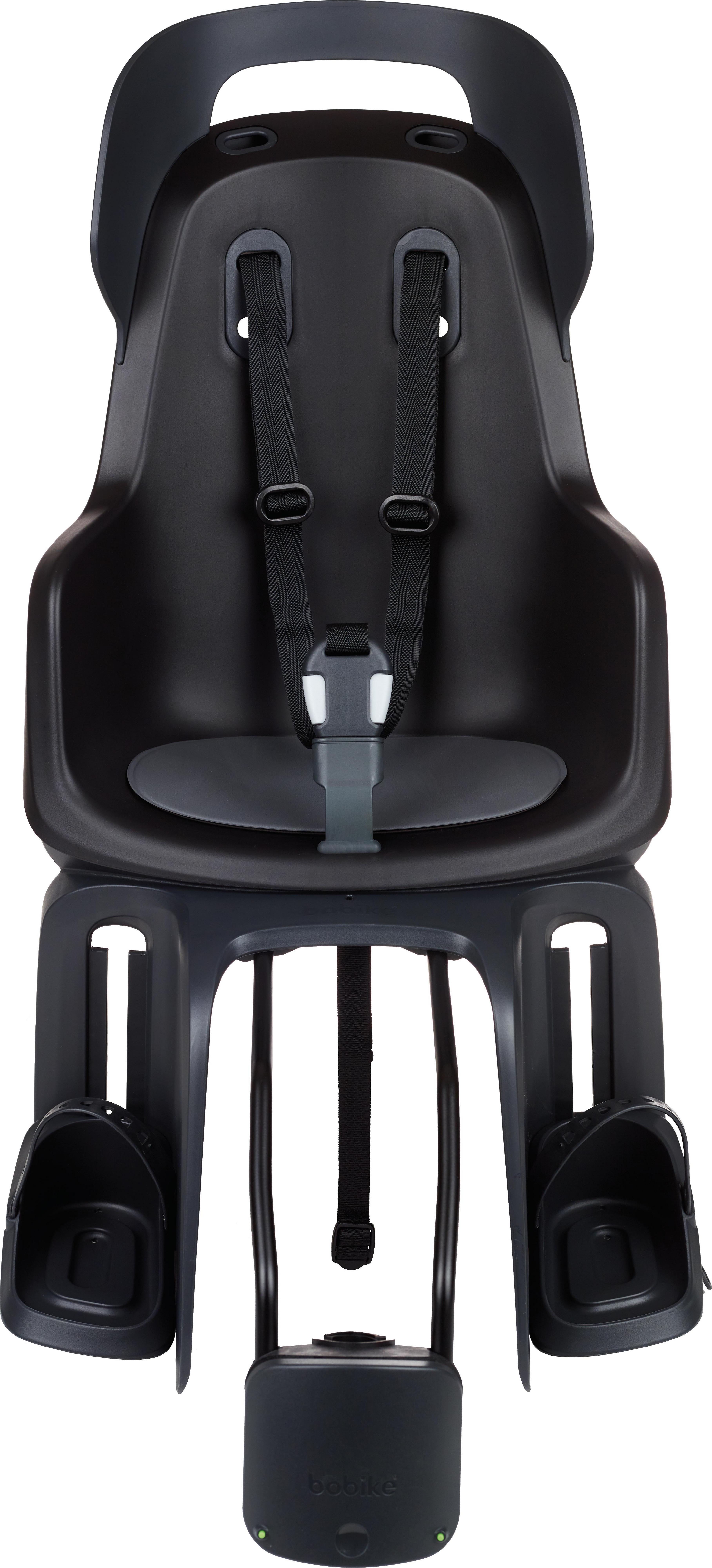 Bobike GO Rear Reclinable Bike Seat For Frame - Black