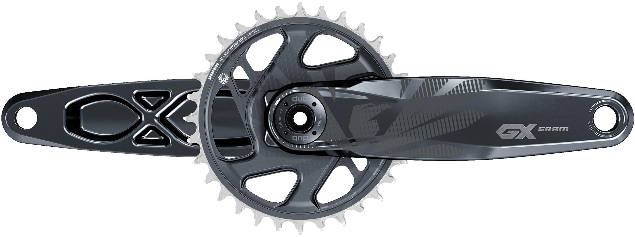 Halfords Sram SRAM GX Eagle Boost Crank DUB 12 Speed 32t, 175mm, Lunar | Extra 8% off for BC Members