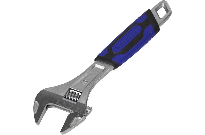 Faithfull Adjustable Soft-Grip Spanner - 35mm Jaw Faithfull Adjustable Soft-Grip Spanner - 35mm Jaw