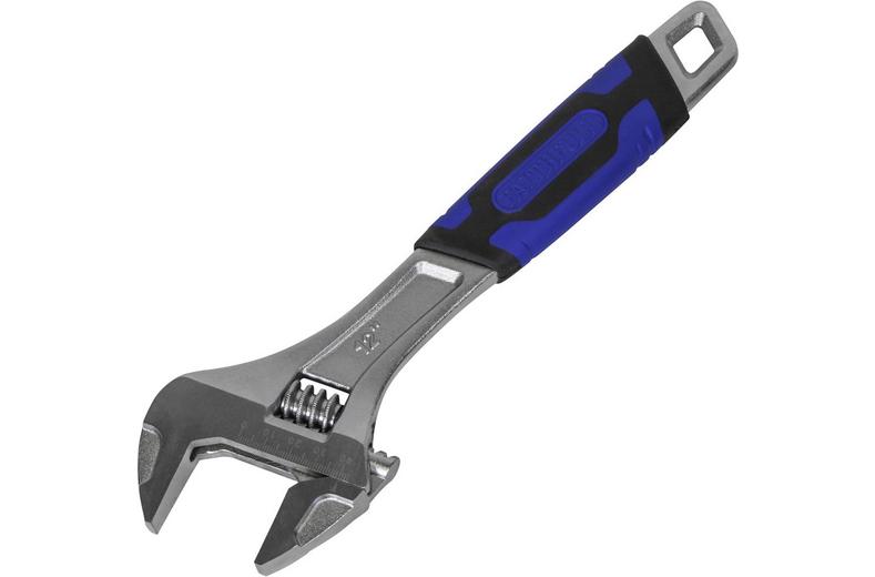Faithfull Adjustable Soft-Grip Spanner - 40mm Jaw Faithfull Adjustable Soft-Grip Spanner - 40mm Jaw