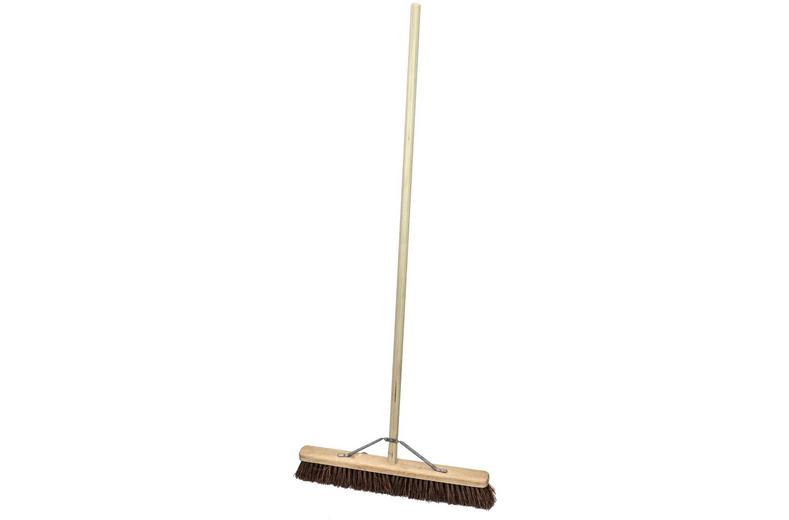 FAITHFULL STIFF BASS BROOM 24IN + 54IN HANDLE & STAND FAITHFULL STIFF BASS BROOM 24IN + 54IN HANDLE & STAND