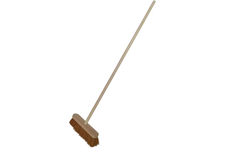 FAITHFULL SOFT COCO BROOM 12IN + 48IN HANDLE FAITHFULL SOFT COCO BROOM 12IN + 48IN HANDLE