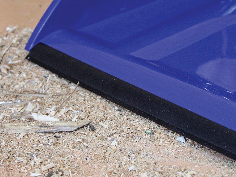 FAITHFULL DUSTPAN & BRUSH SET PLASTIC - BLUE - LARGE