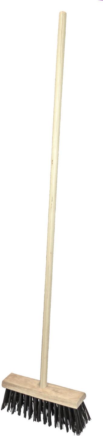 FAITHFULL PVC BROOM 13IN + 48IN HANDLE