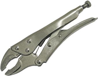 Faithfull Locking Pliers Curved Jaw - 230mm (9in)