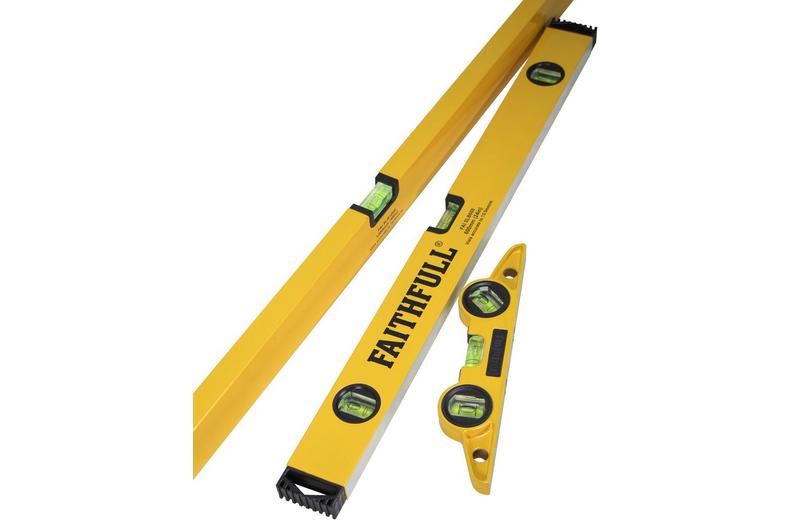 Faithfull Spirit Level Set - 3 Piece (240mm/600mm/1200mm) Faithfull Spirit Level Set - 3 Piece (240mm/600mm/1200mm)
