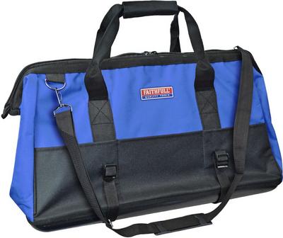 Faithfull Hard Base Tool Bag - (24in) 17 Pockets Faithfull Hard Base Tool Bag - (24in) 17 Pockets