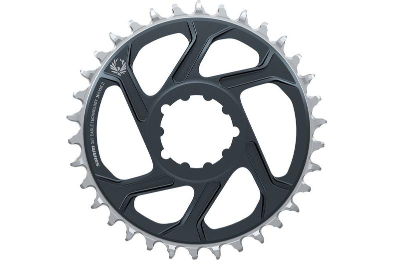 SRAM Eagle X-Sync 2 Direct Mount 6mm Offset 34T Chainring, Lunar/Polar SRAM Eagle X-Sync 2 Direct Mount 6mm Offset 34T Chainring, Lunar/Polar