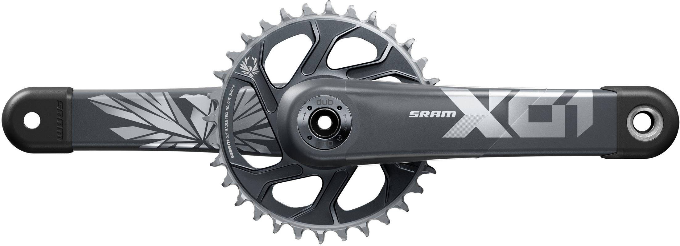 Halfords Sram X01 Eagle Boost Crank Dub 12 Speed 32T, 175Mm, Lunar Polar | Extra 8% off for BC Members