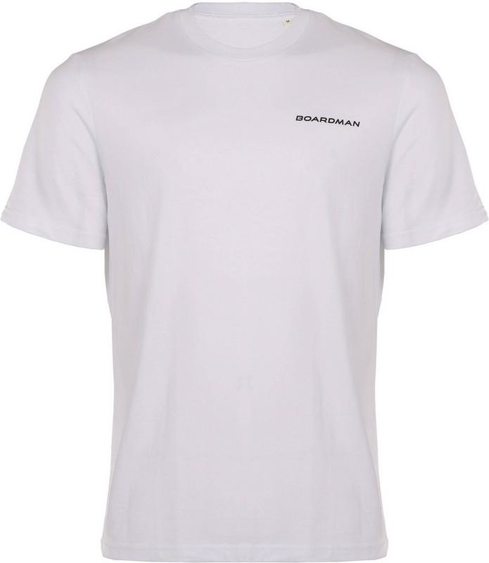 Halfords Boardman Casual T-Shirt White, Medium | Extra 8% off for BC Members