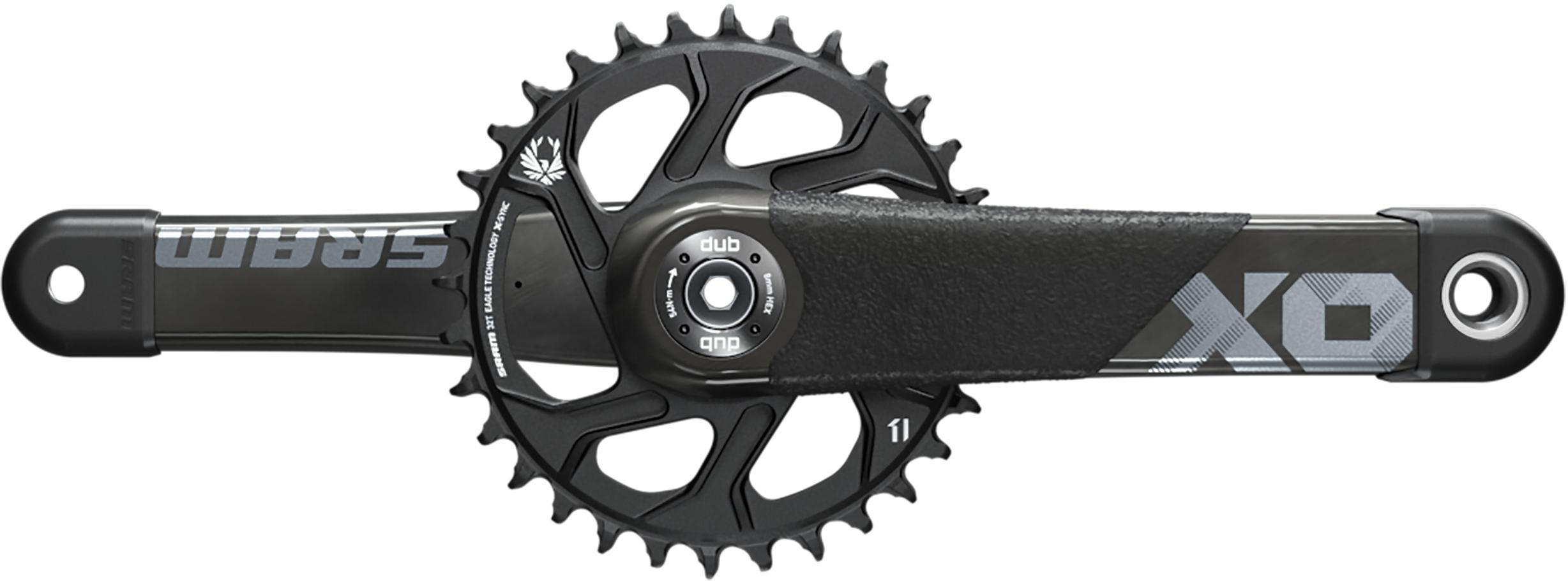 SRAM X01 Crank All DH DUB83 34t, 165mm, Black