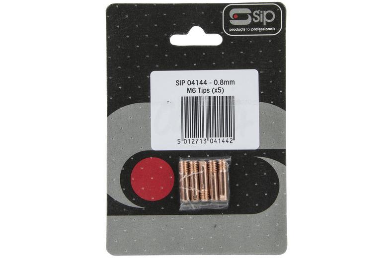 Sip 0.8mm M6 Welding Tips x5 - 2014 Version Sip 0.8mm M6 Welding Tips x5 - 2014 Version