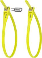 Halfords Hiplok Z-Lok Armoured Reuseable Tie  2 Pack - Lime | Extra 8% off for BC Members