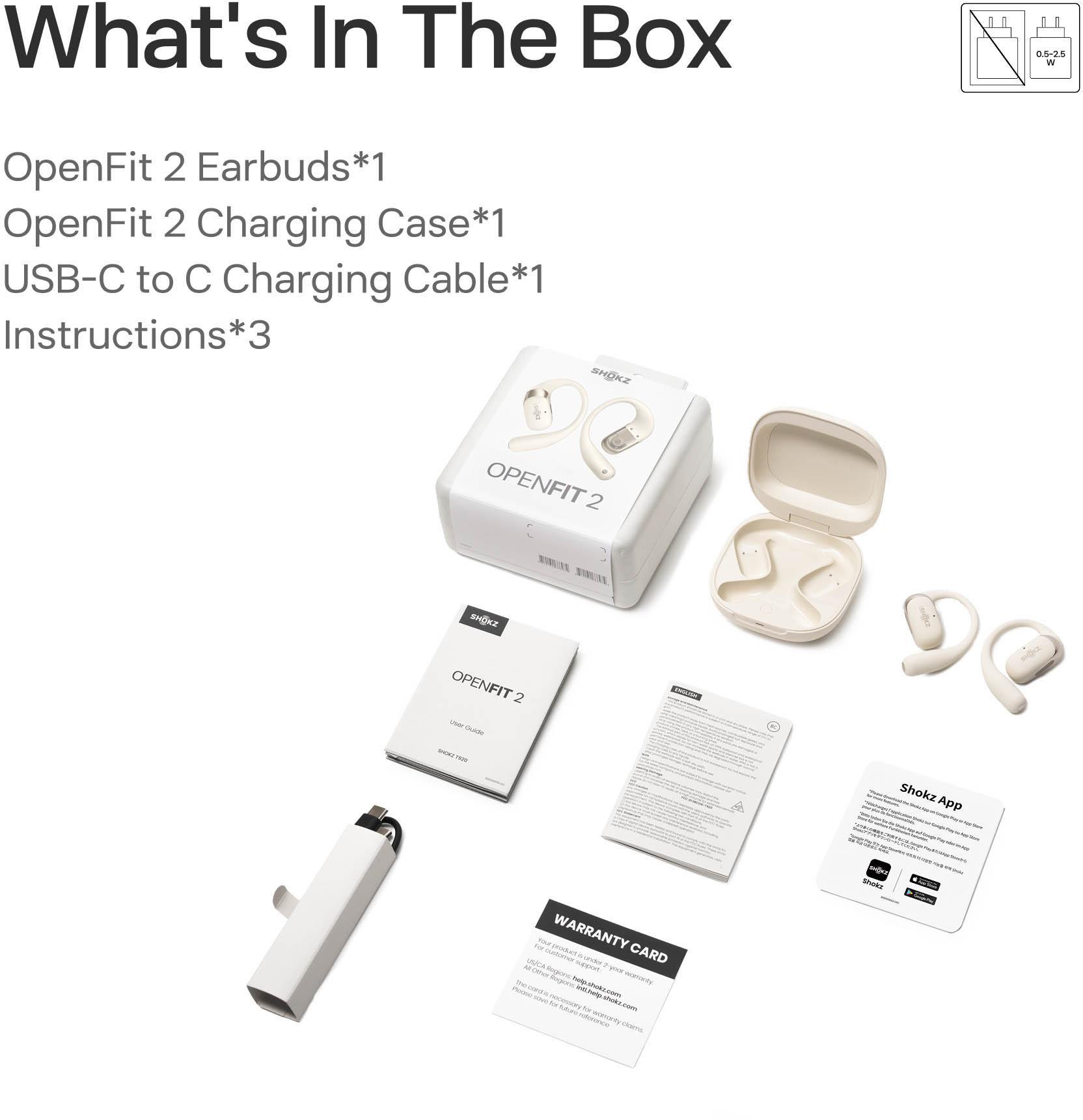 SHOKZ OpenFit 2, Beige