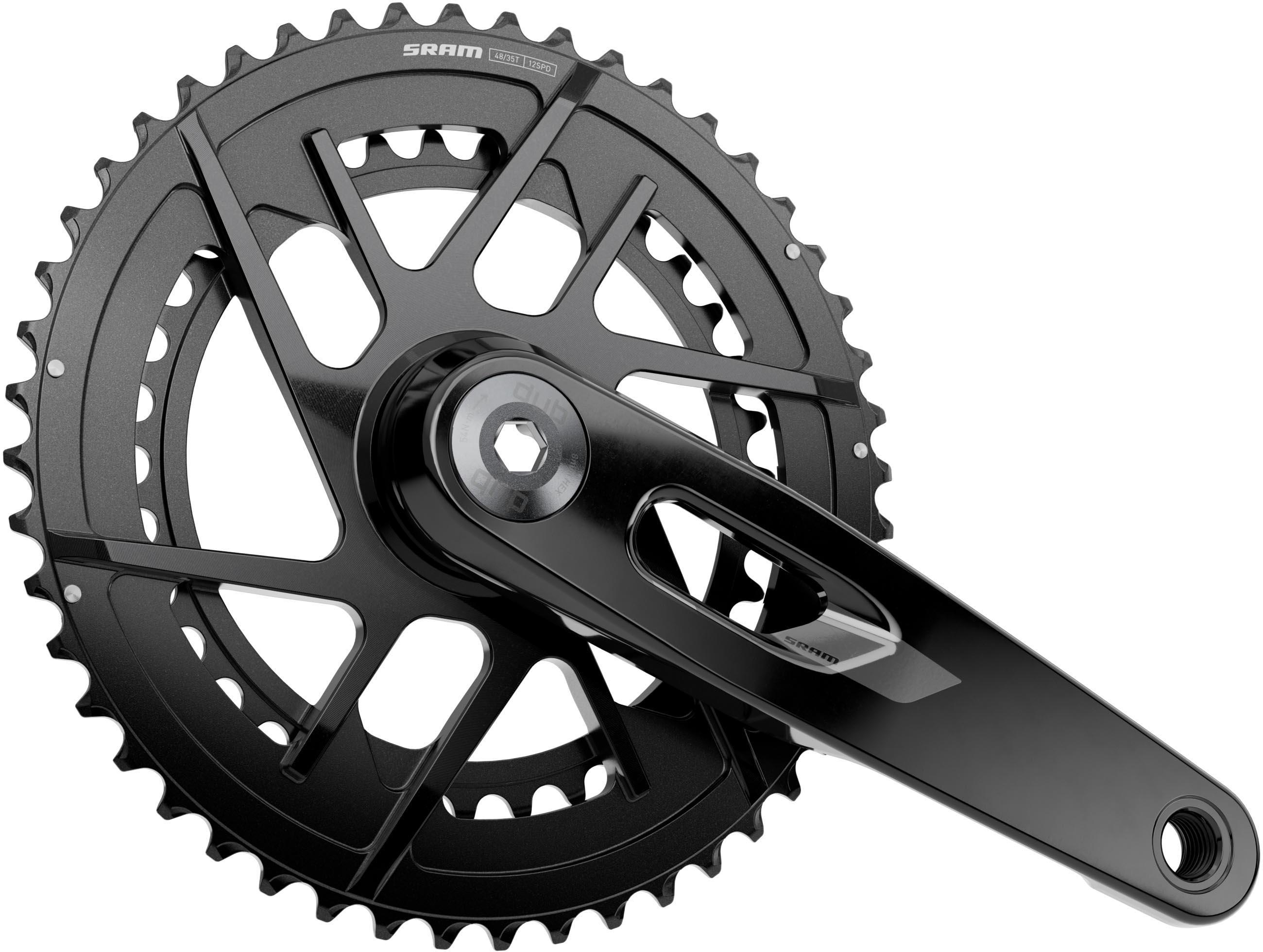 SRAM Rival E1 2x DUB Chainset, 48/35T 165mm