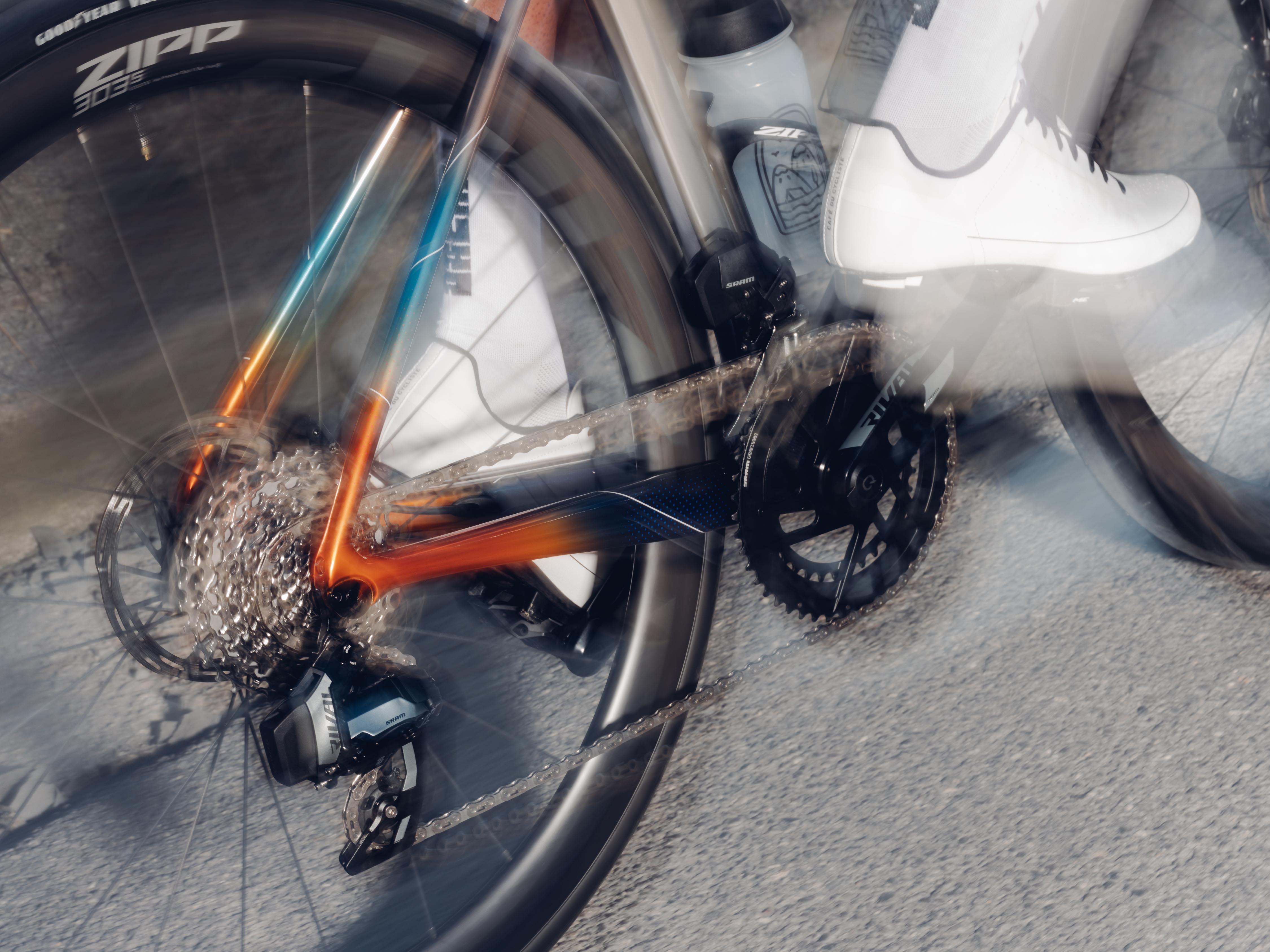 SRAM Rival E1 2x DUB Chainset, 48/35T 165mm