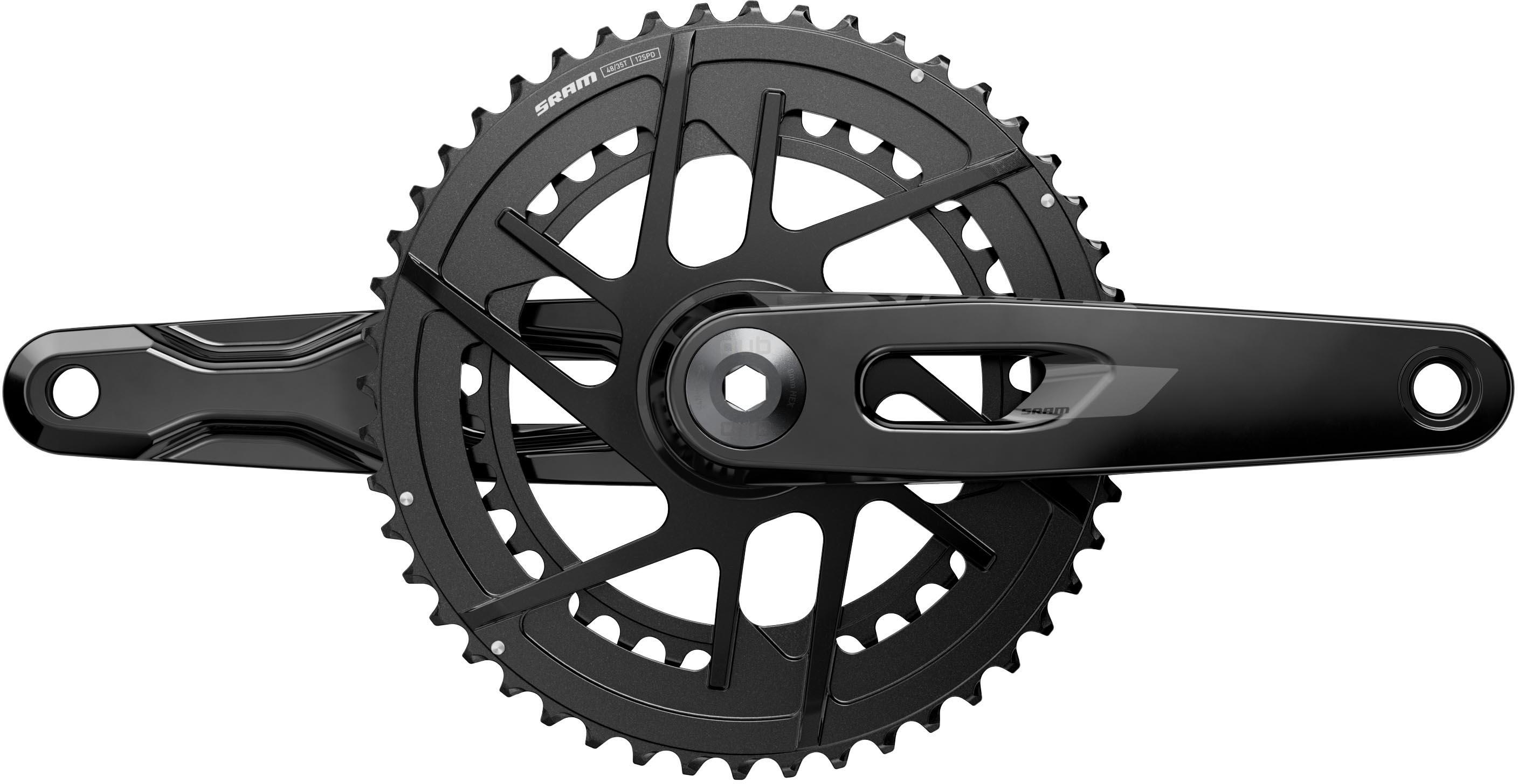 Halfords SRAM Rival E1 2x DUB Chainset, 48/35T 172.5mm | Pricematch, Extra 8% off for BC Members, Free Bike Health Check, Cycle2Work Scheme & 0% APR Finance.