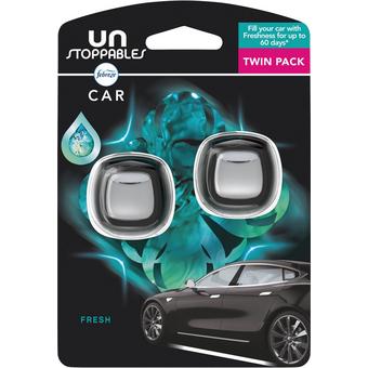 Febreze Unstoppables Twin Pack Vent Clip Fresh Air Freshener | Halfords UK