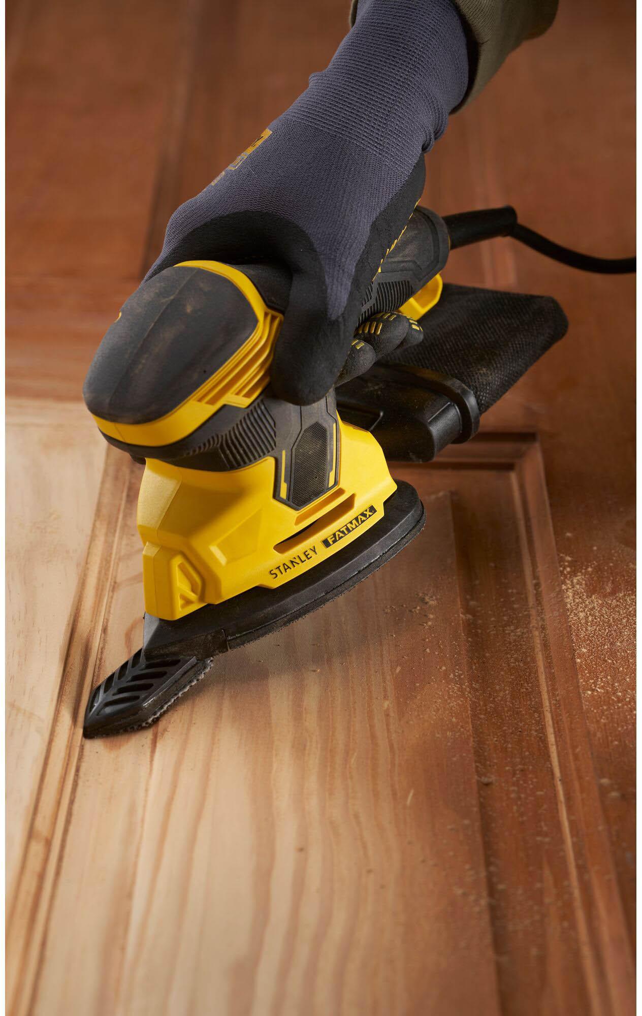 Stanley FatMax 120W Detail Sander with soft bag