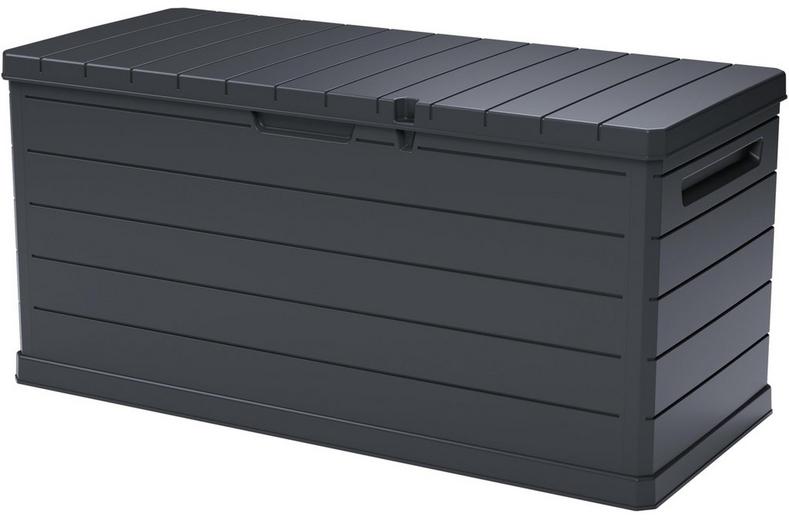 Lockable Outdoor Water-Resistant Trunk 350L Dark Grey Lockable Outdoor Water-Resistant Trunk 350L Dark Grey