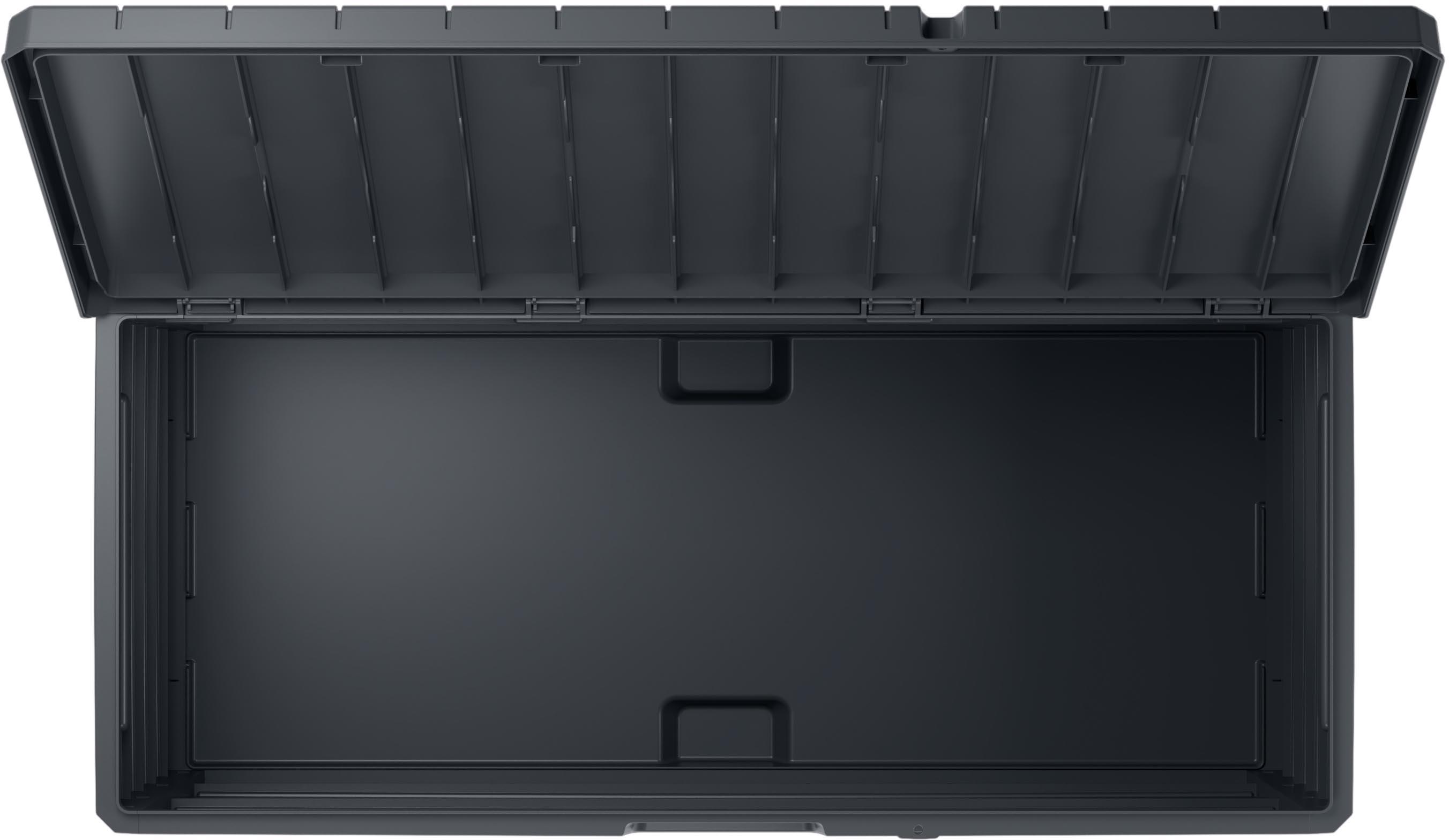 Lockable Outdoor Water-Resistant Trunk 350L Dark Grey 