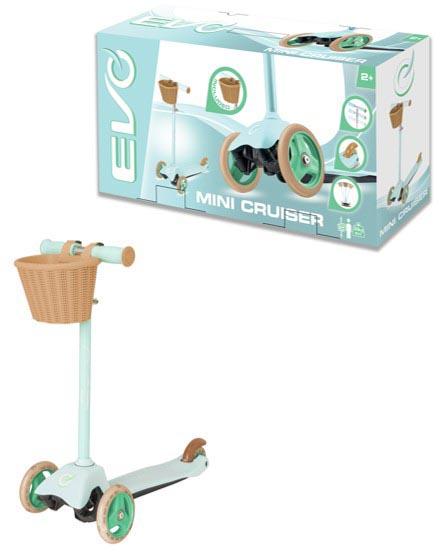 EVO Mini Cruiser with Basket - Mint Green