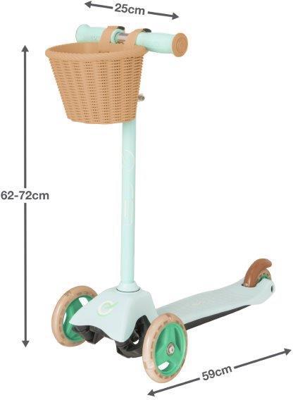EVO Mini Cruiser with Basket - Mint Green