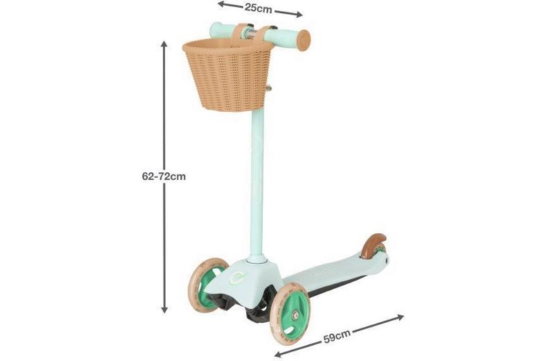 EVO Mini Cruiser with Basket - Mint Green EVO Mini Cruiser with Basket - Mint Green