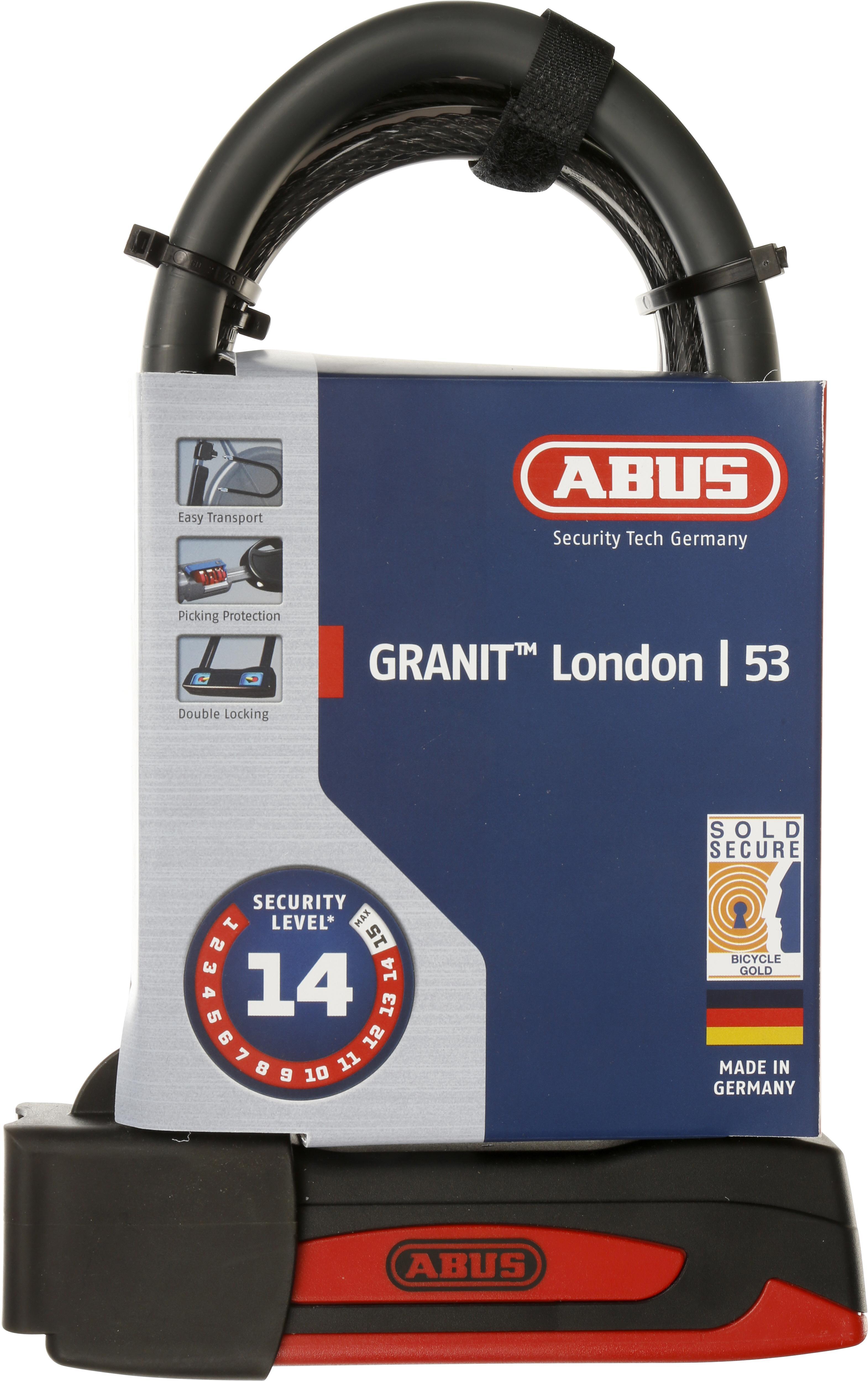 Abus Granit 53 DLock Combo Pack Halfords UK