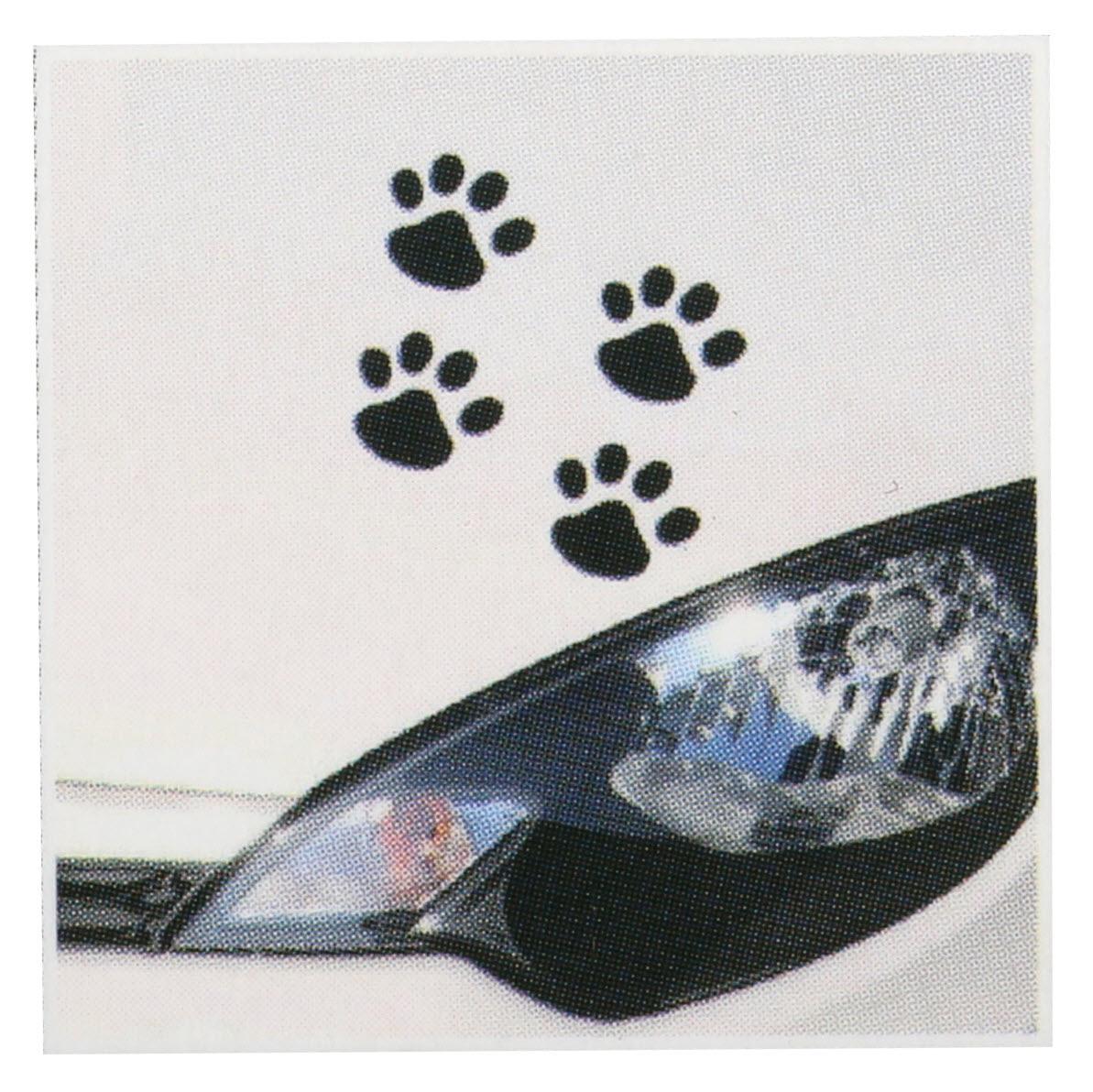 Black Paw Prints x 12