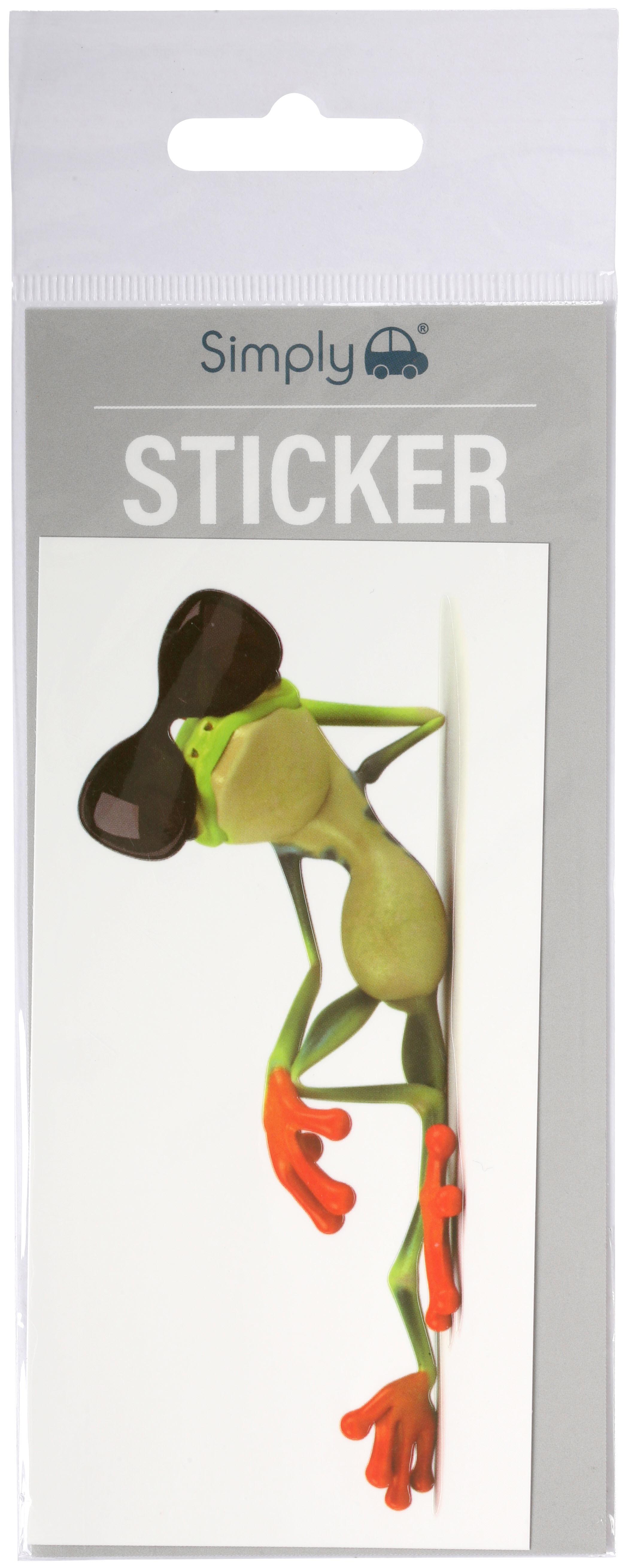 Chilling Frog Sticker