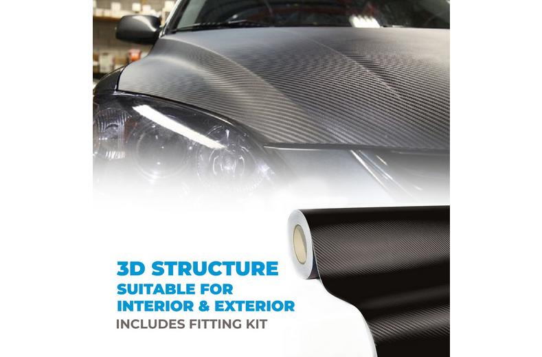 Black Carbon Fibre Film 50cm x 100cm Black Carbon Fibre Film 50cm x 100cm