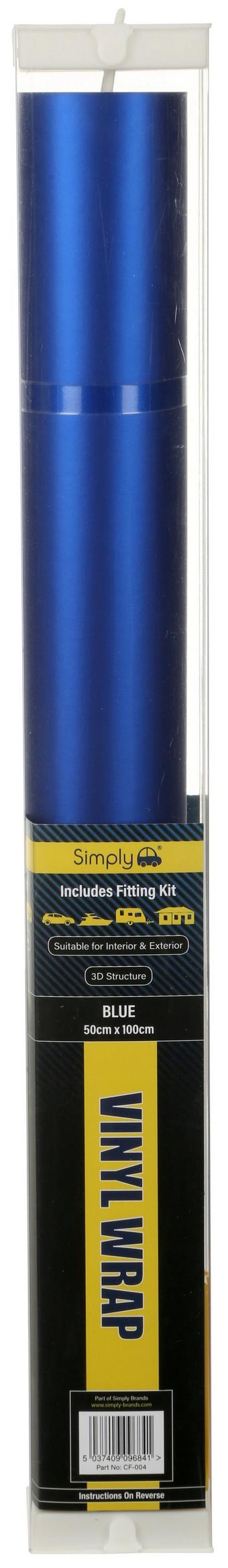 Blue Vinyl Film 50cm x 100cm