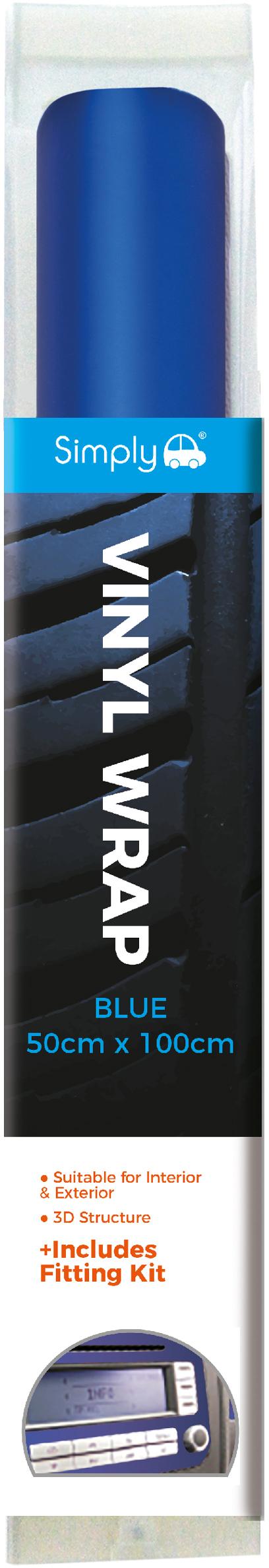 Blue Vinyl Film 50cm x 100cm