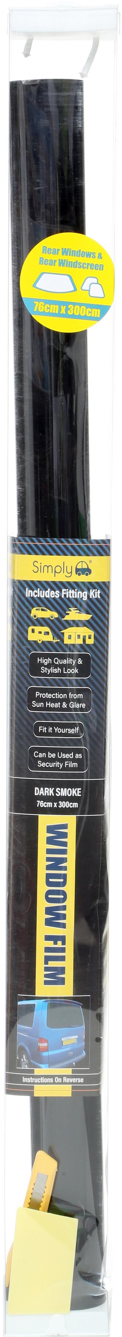 Simply Window Film - Dark Smoke - 76 x 300cm Simply Window Film - Dark Smoke - 76 x 300cm