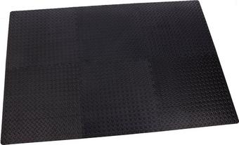 Halfords 6pc Black Floor Mat Set - 120cm x 180cm