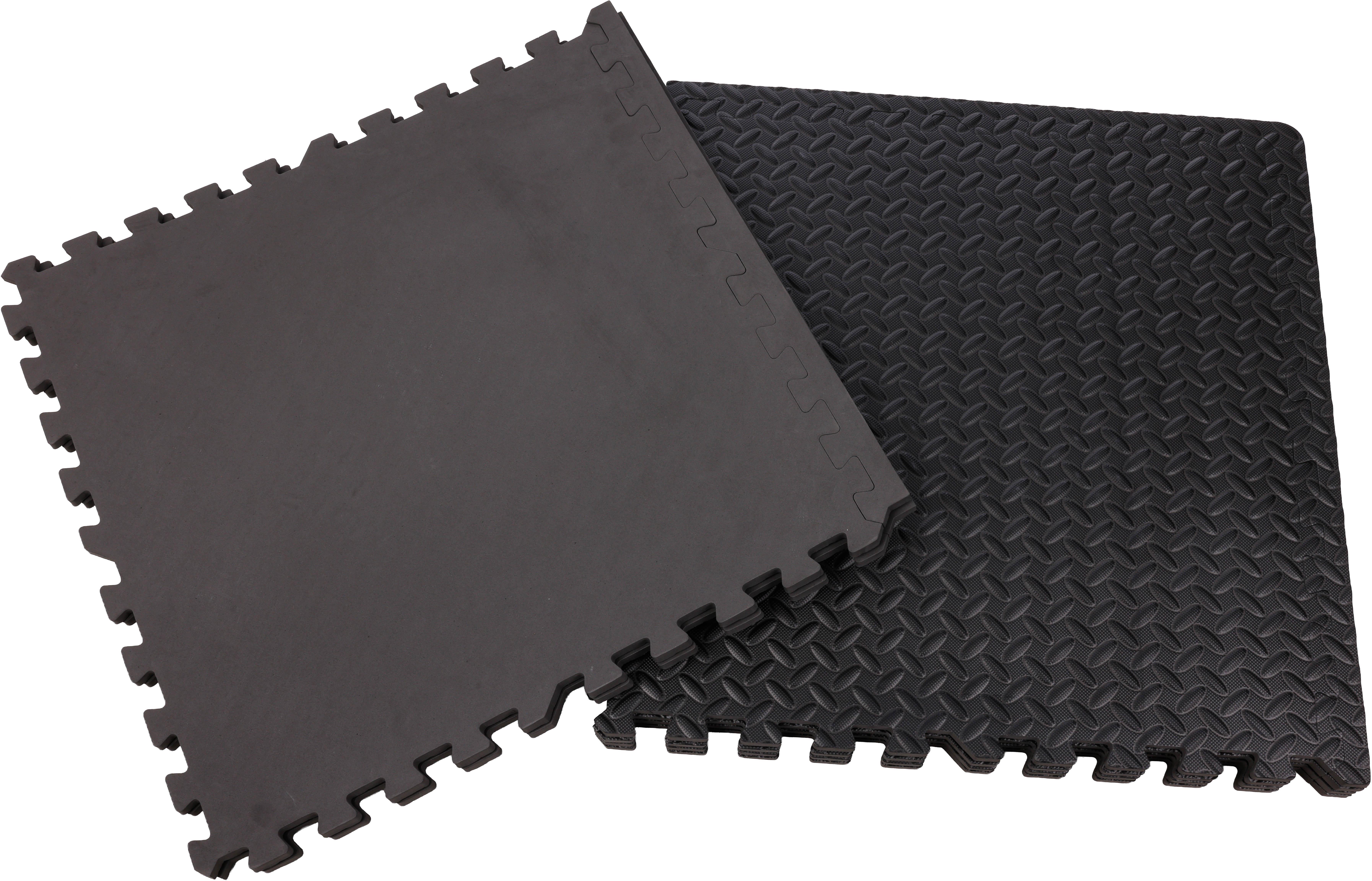 Halfords 6pc Black Floor Mat Set - 120cm x 180cm
